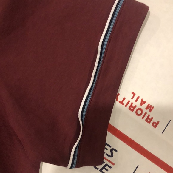 ORIGINAL PENGUIN Tawny Port Women’s Tipped Original Polo Shirt Sz XL - Picture 10 of 14